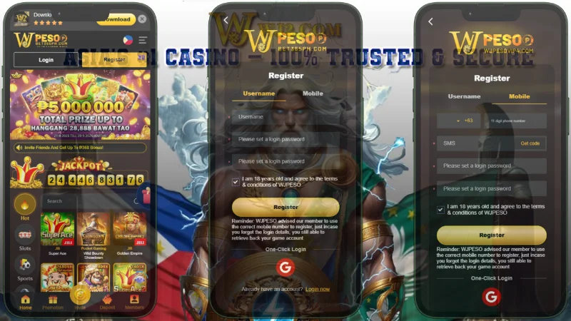 The WJPESO registration website is designed to be easy for new players